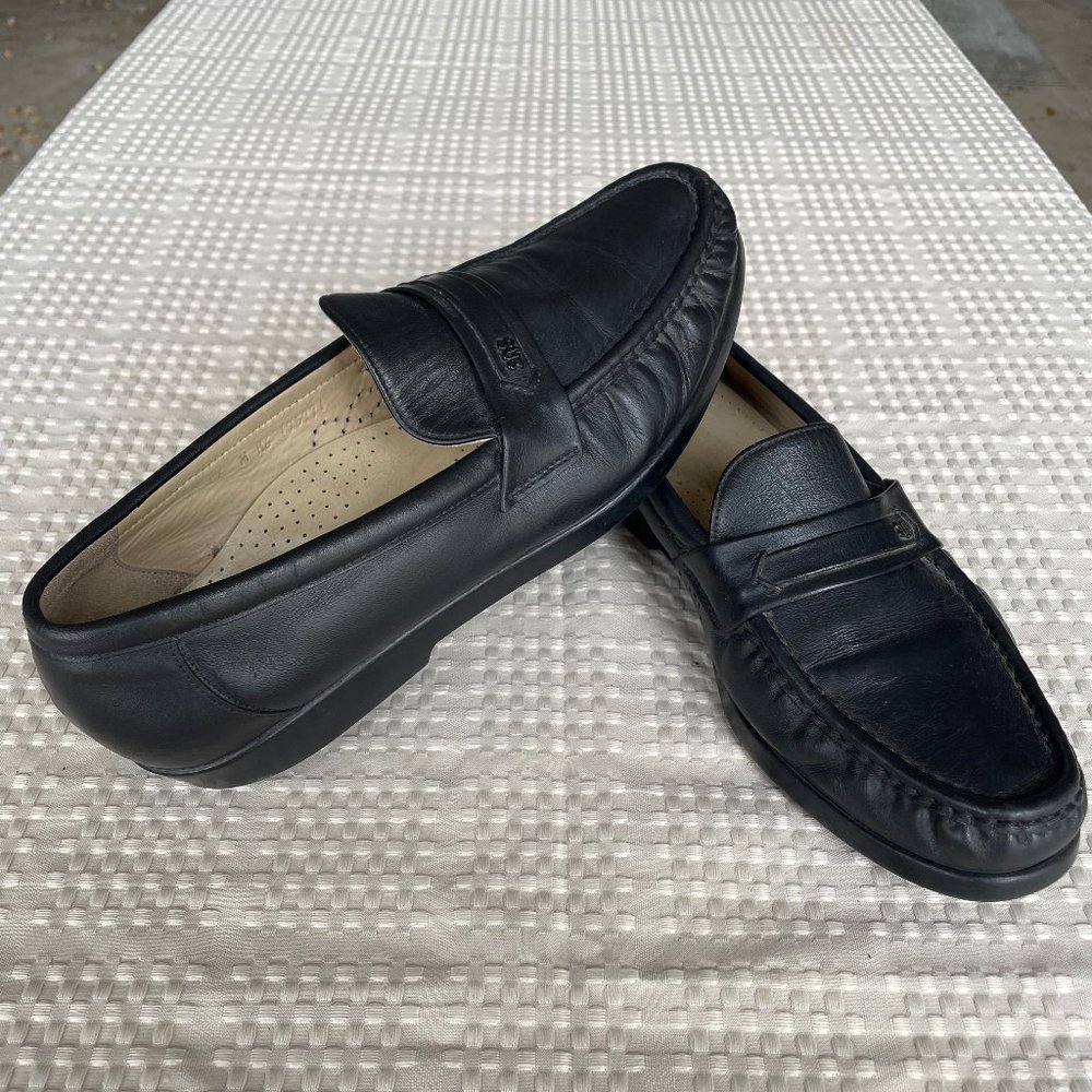 SAS Men's Black Loafers